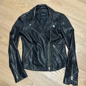 Madewell leather jacket